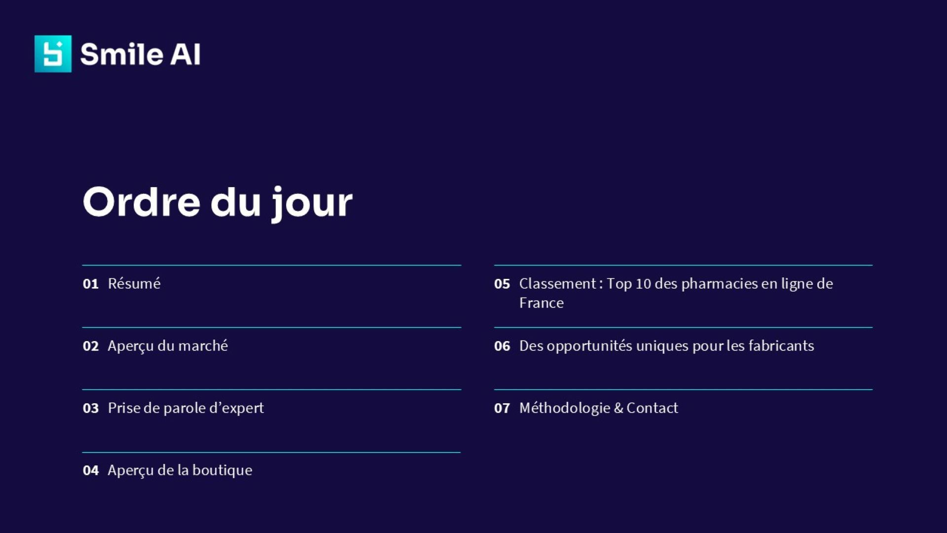 SAI Etude sur e pharmacie 2025 France 2